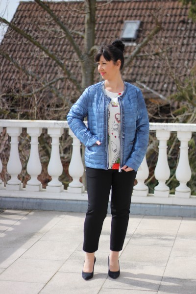 leichte Sommerjacke in Jeansoptik
