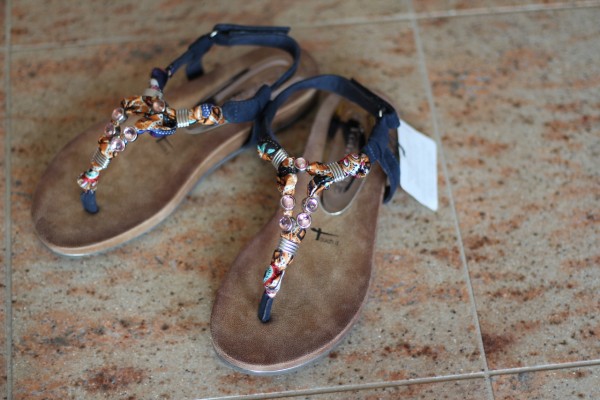 Sandalette mit Zehentrenner NAVY COMB TAMARIS