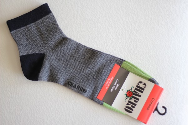 Herren Socken grau mit hellgrün ONE SIZE
